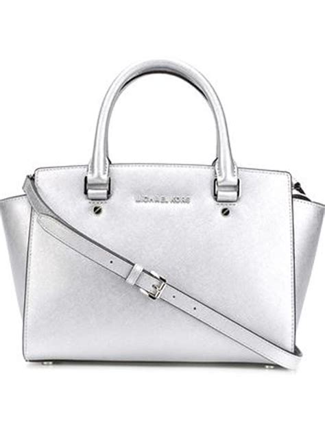 silver purse michael kors|michael kors silver backpack.